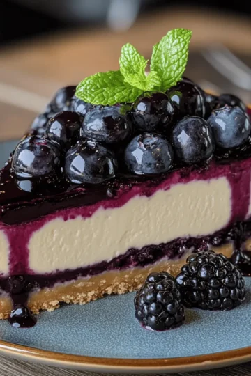 Blueberry Bliss Cheesecake