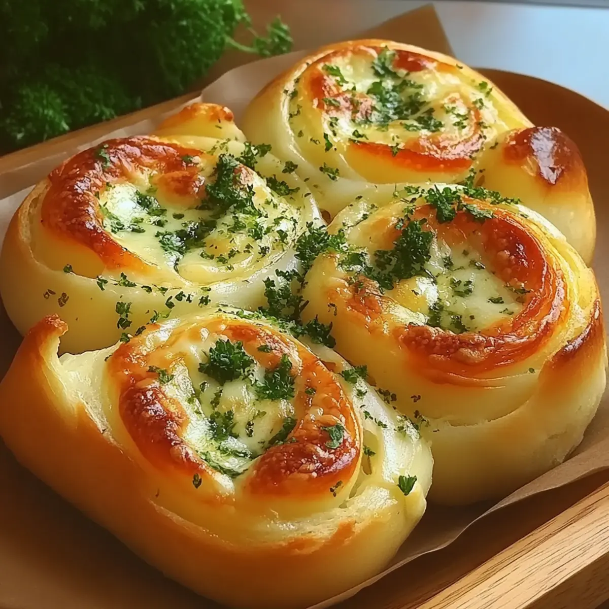 Buttery Cheese Garlic Rolls