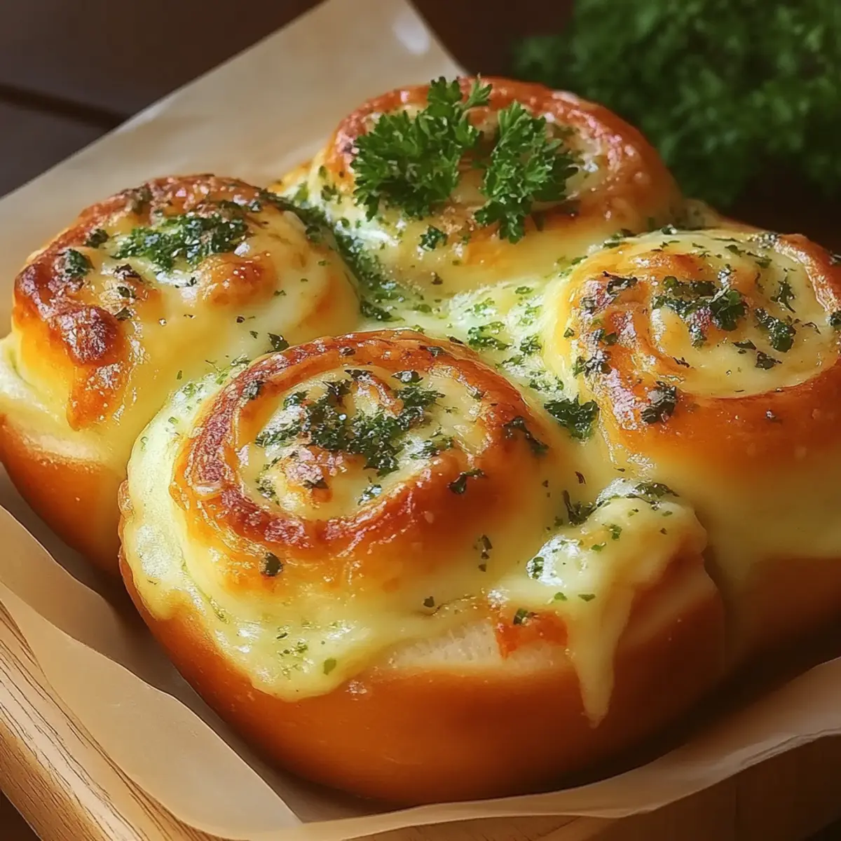 Buttery Cheese Garlic Rolls