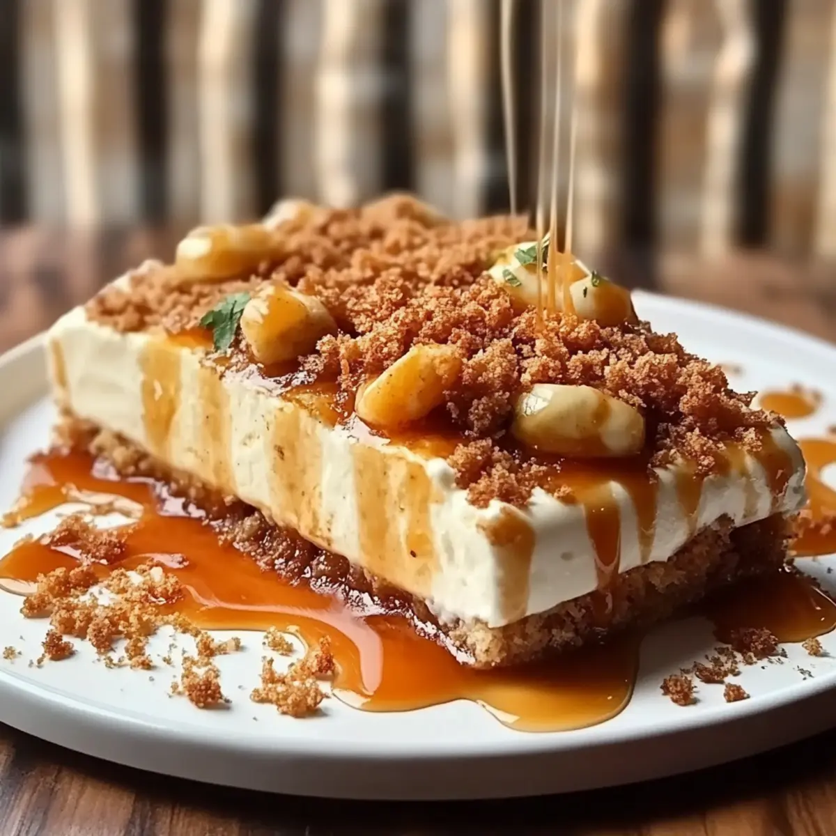 Caramel Apple Cheesecake Bars