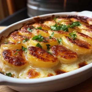 Creamy Cheesy Au Gratin Potatoes