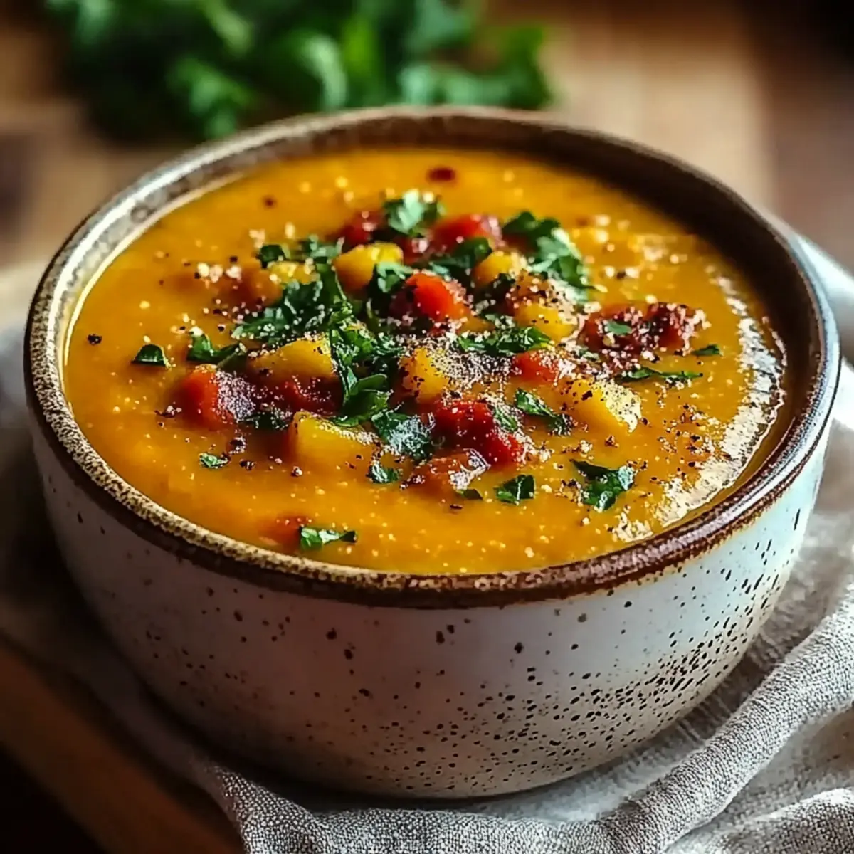 Creamy Roasted Vegetable Soup
