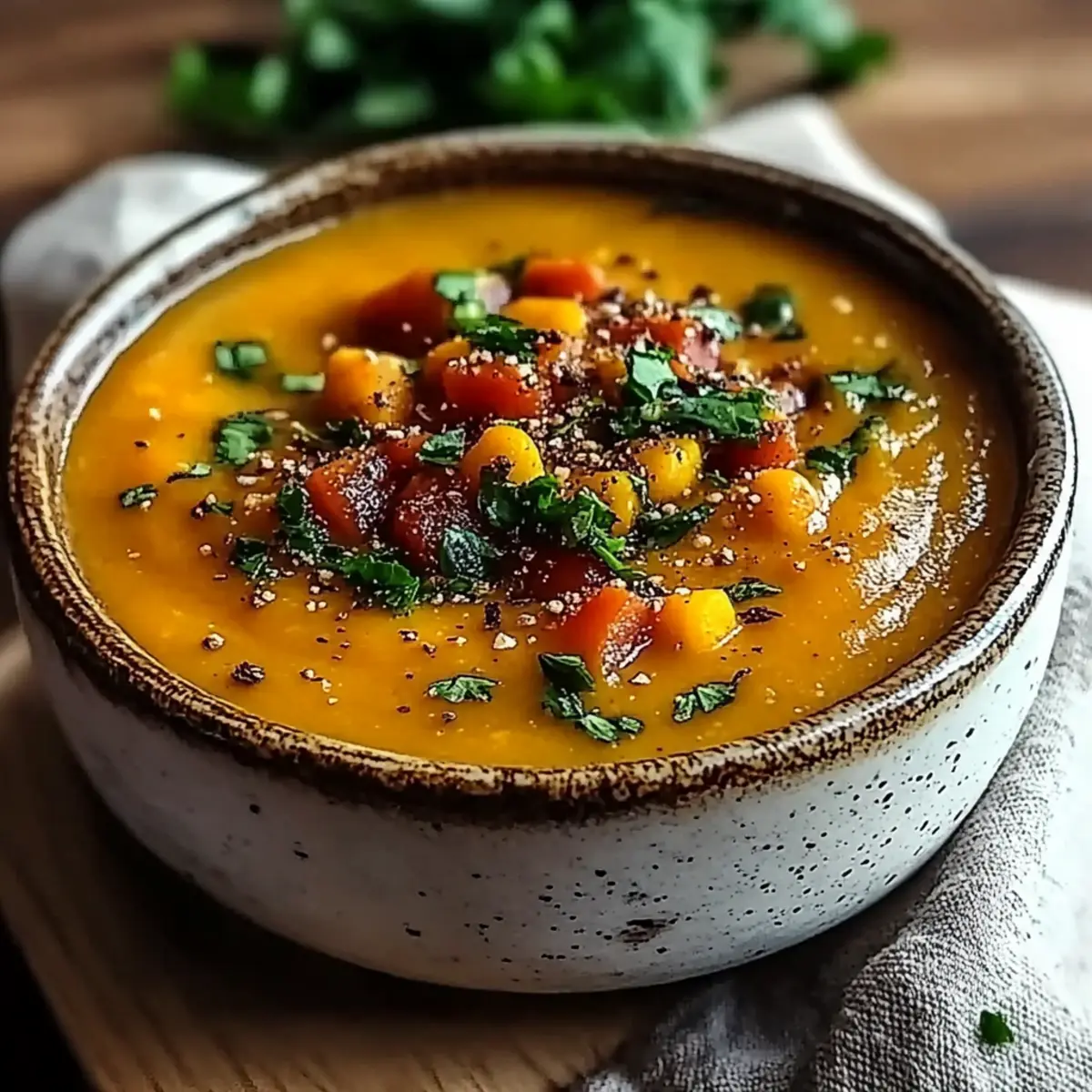 Creamy Roasted Vegetable Soup