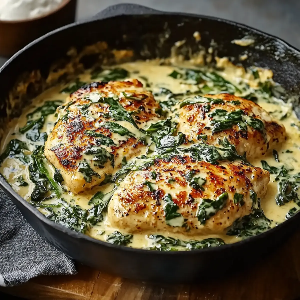 Creamy Spinach Chicken