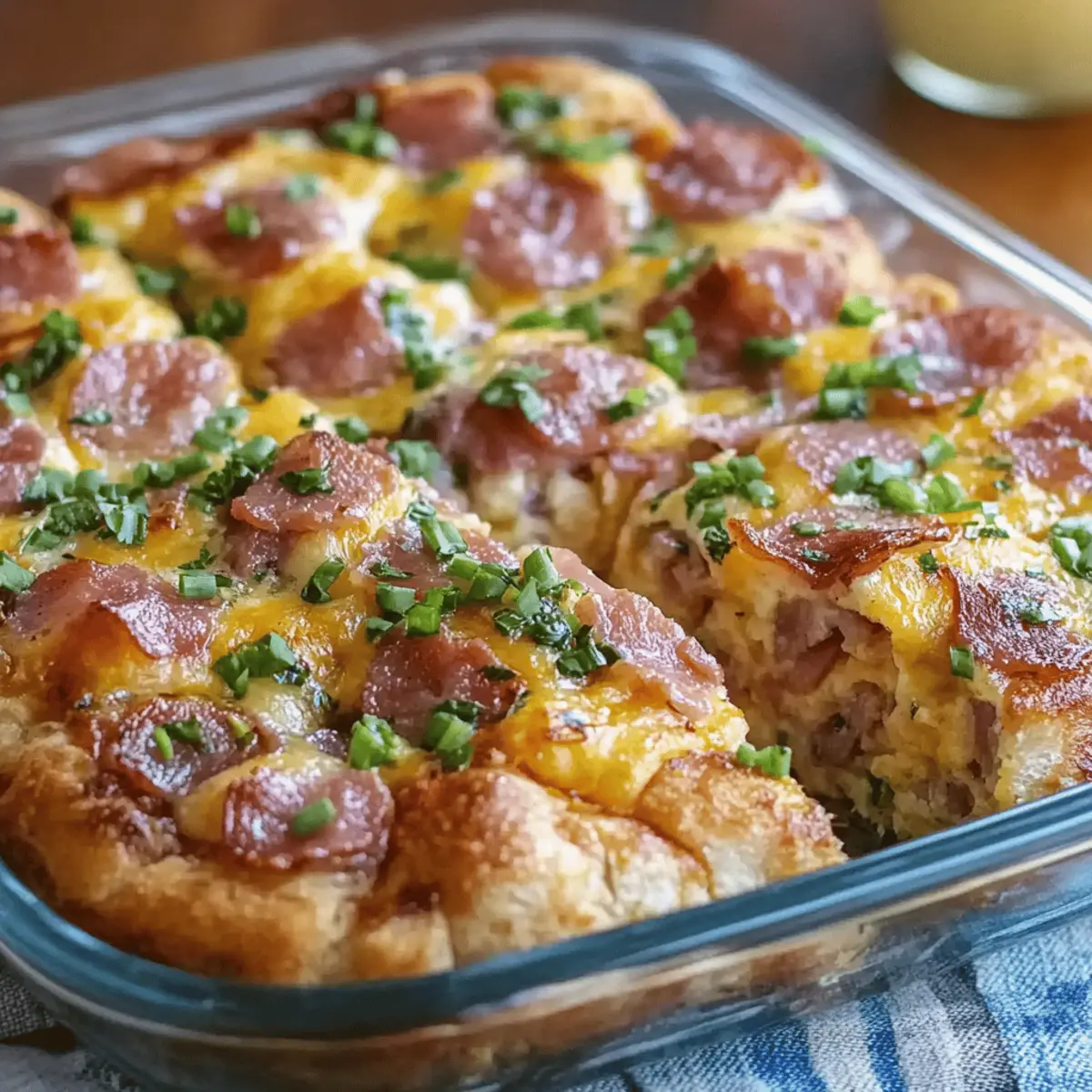 Crescent Roll Breakfast Casserole