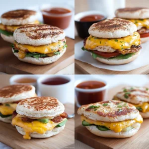 Freezer Breakfast Sandwiches