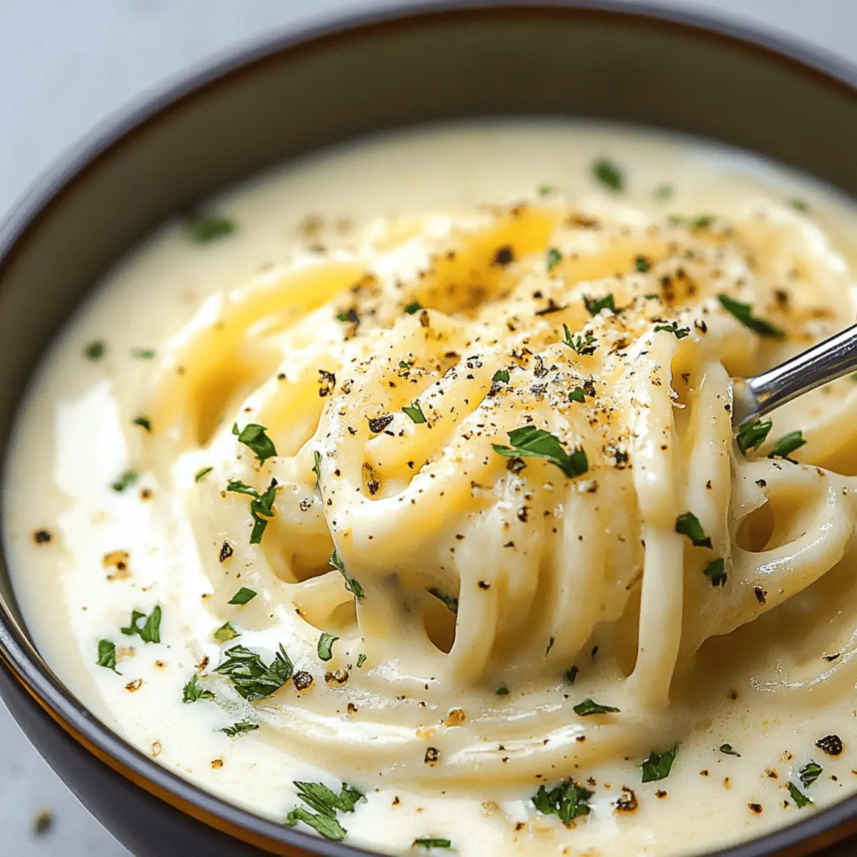 Garlic Parmesan Cream Sauce