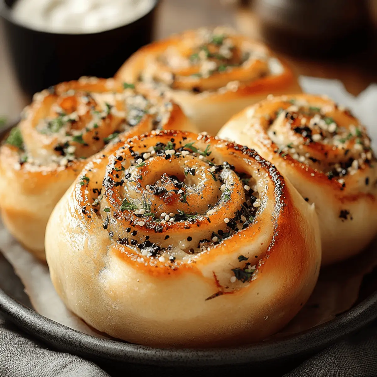 Garlic‑Swirl Rolls