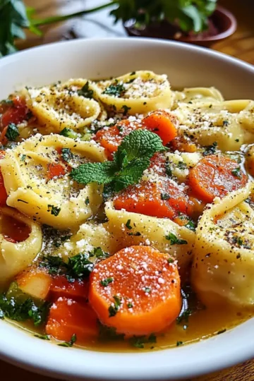 Healthy Tortellini Soup