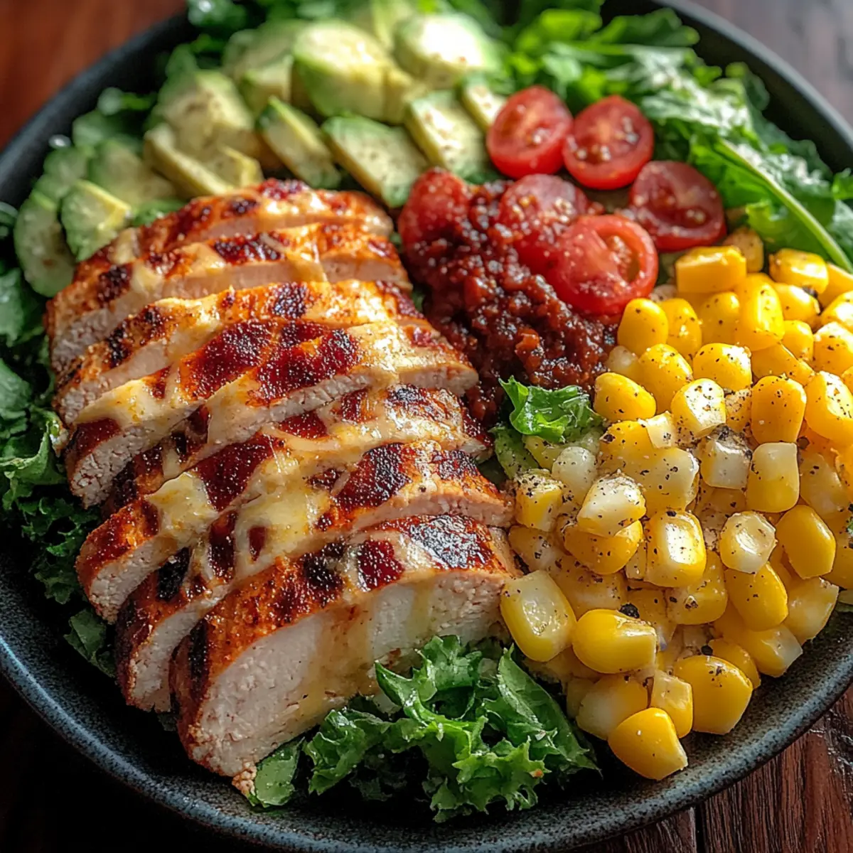 High Protein Southwest Chicken Salad