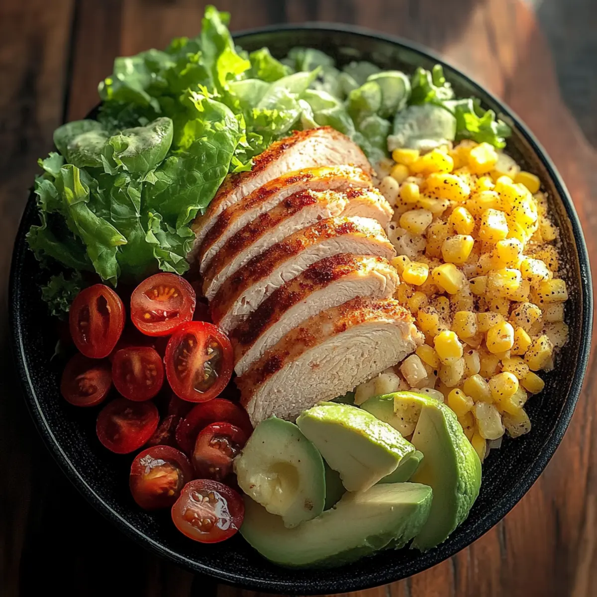 High Protein Southwest Chicken Salad