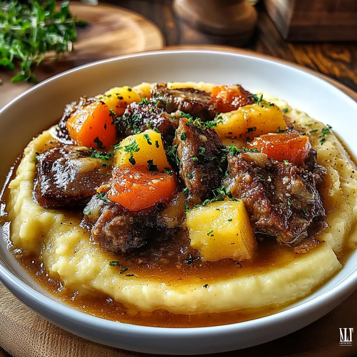 Irish Stew With Mashed Potatoes