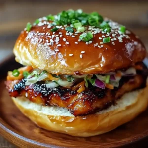 Korean BBQ Chicken Sandwich