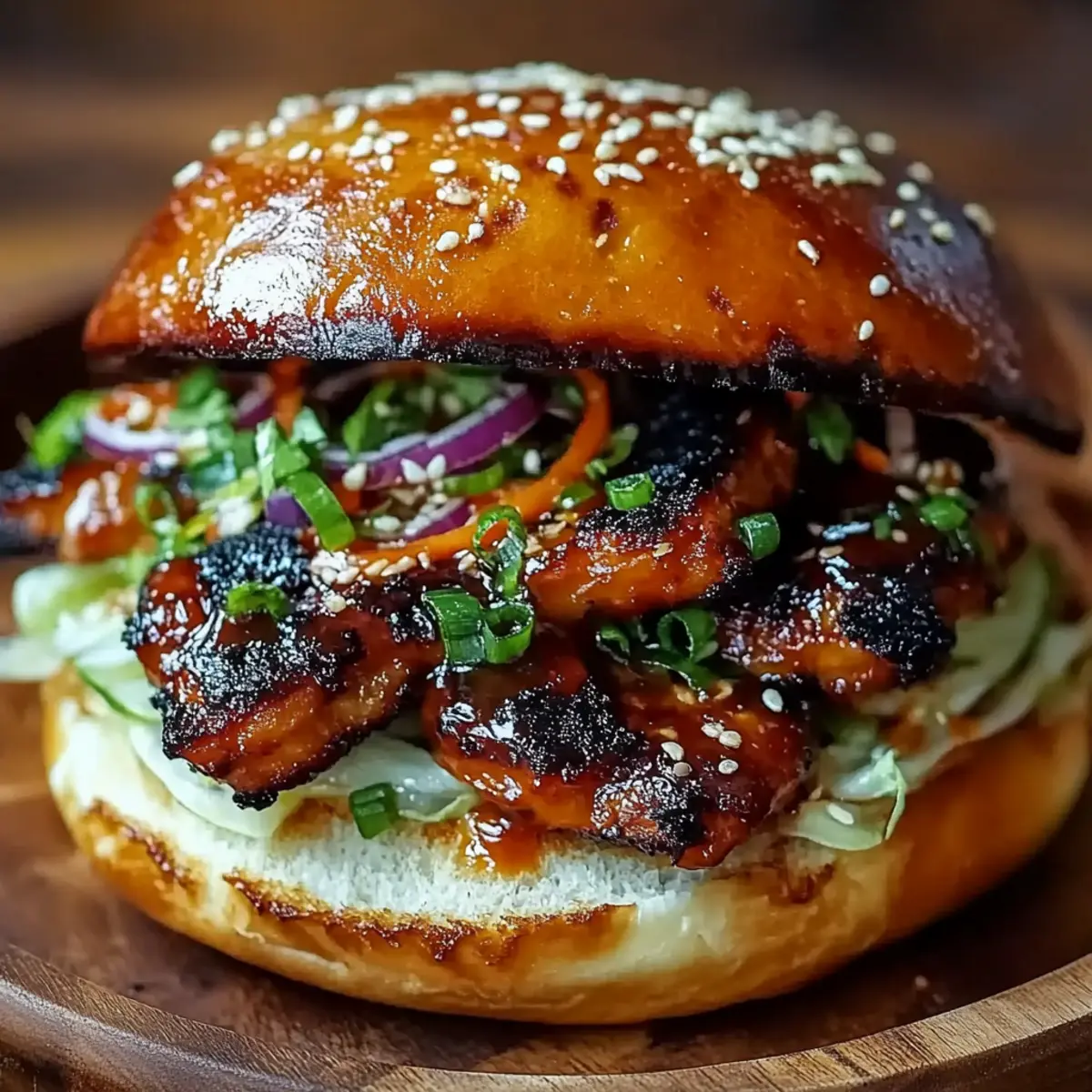 Korean BBQ Chicken Sandwich