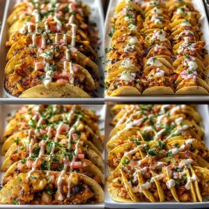 Mini Baked Chicken Tacos