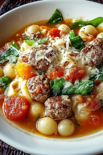 Parmesan Sausage Soup