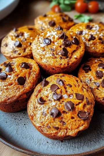 Pumpkin Chocolate Chip Muffins Gluten Free