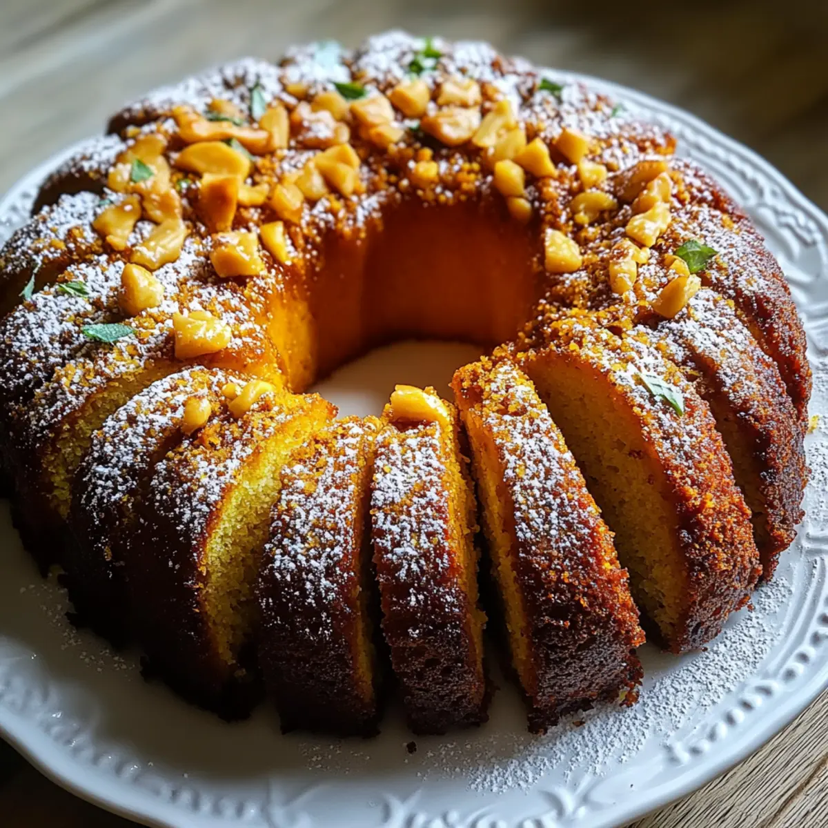 Pumpkin Rum Cake