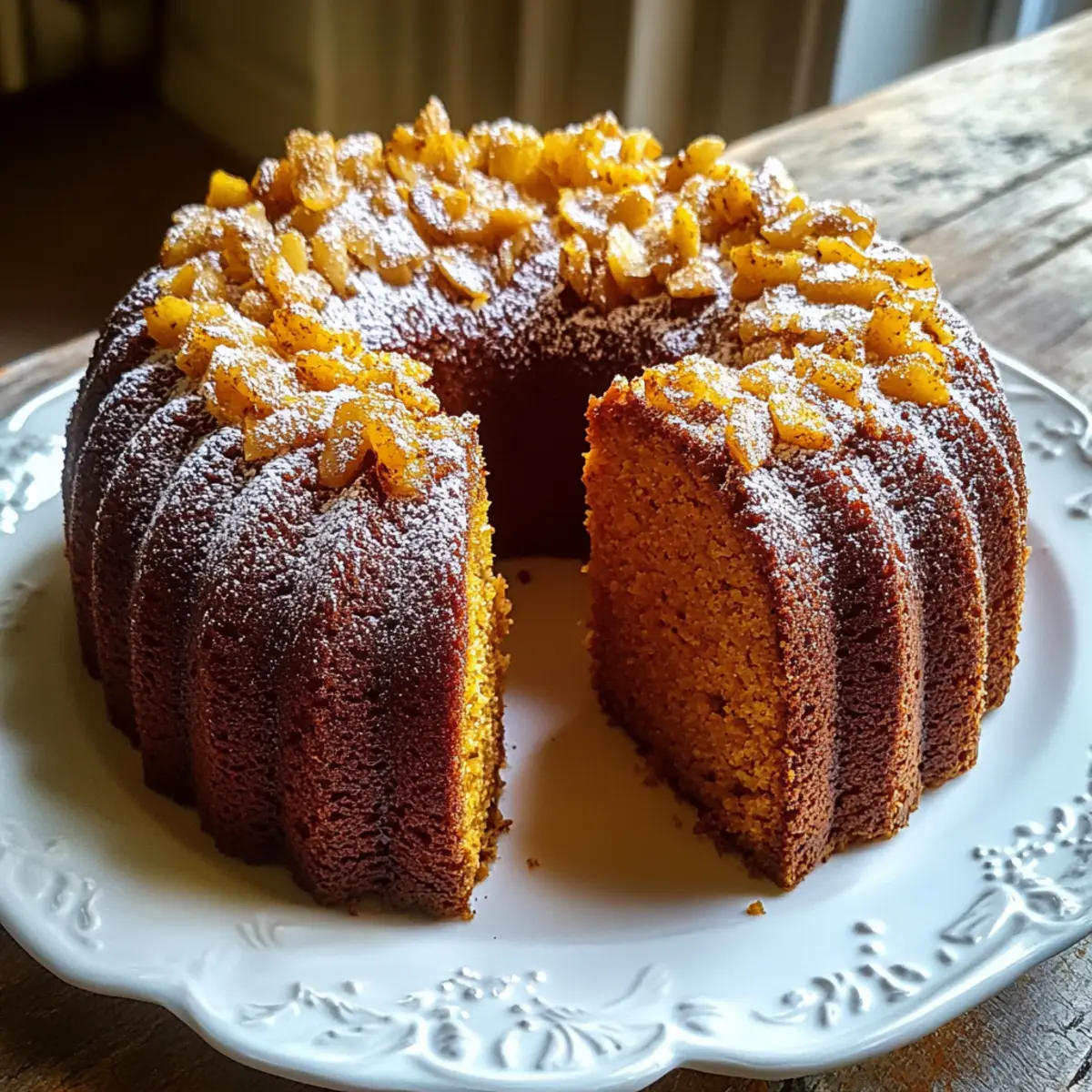 Pumpkin Rum Cake