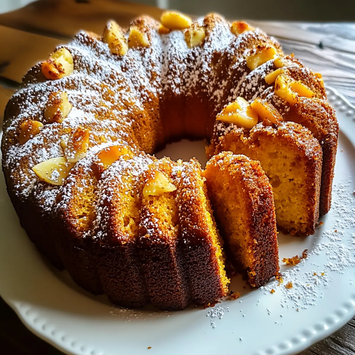 Pumpkin Rum Cake