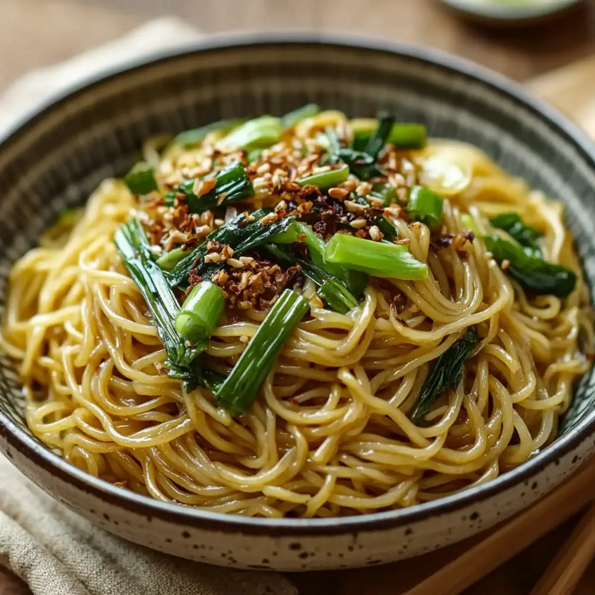 Scallion Oil Noodles