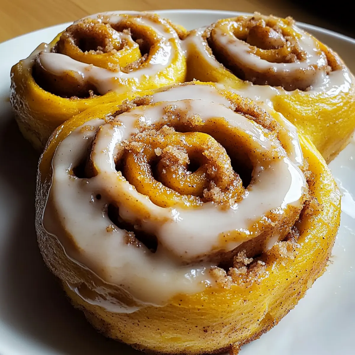 Soft Pumpkin Cinnamon Rolls