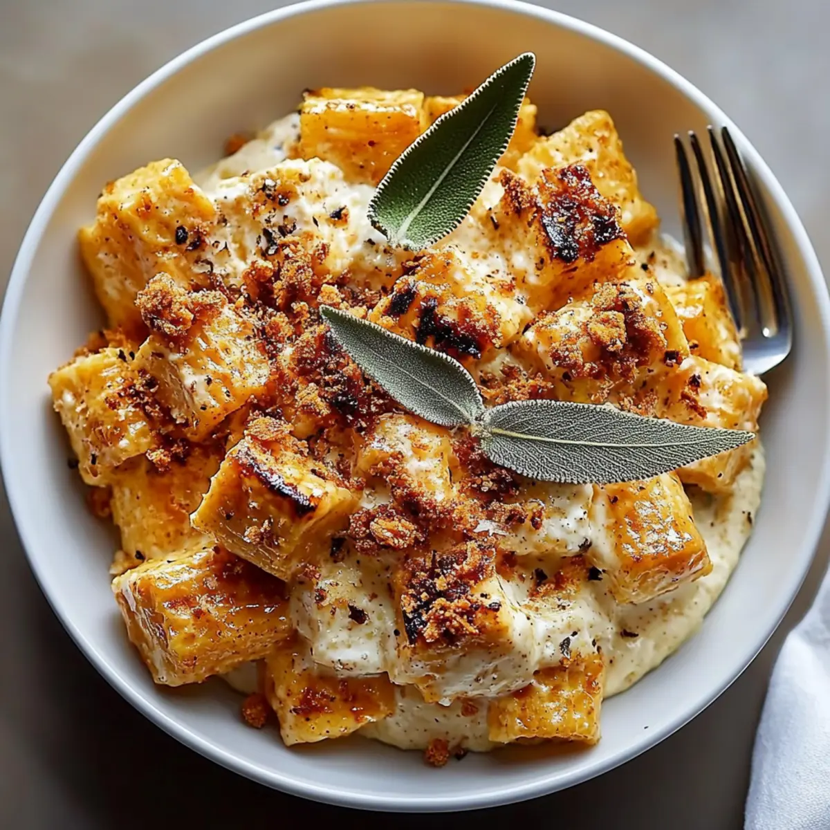 Sweet Potato Goat Cheese Sage