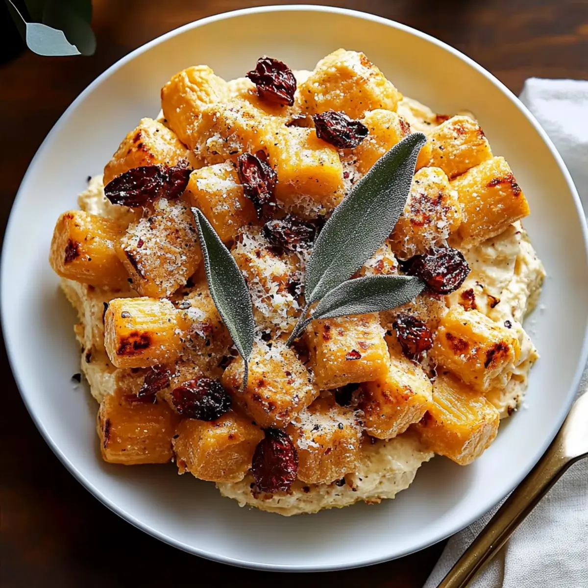 Sweet Potato Goat Cheese Sage