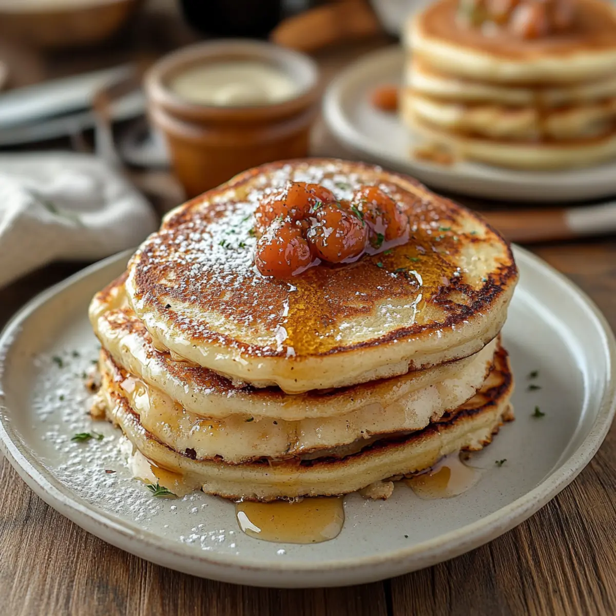 Vanilla Cinnamon Buttermilk Pancakes